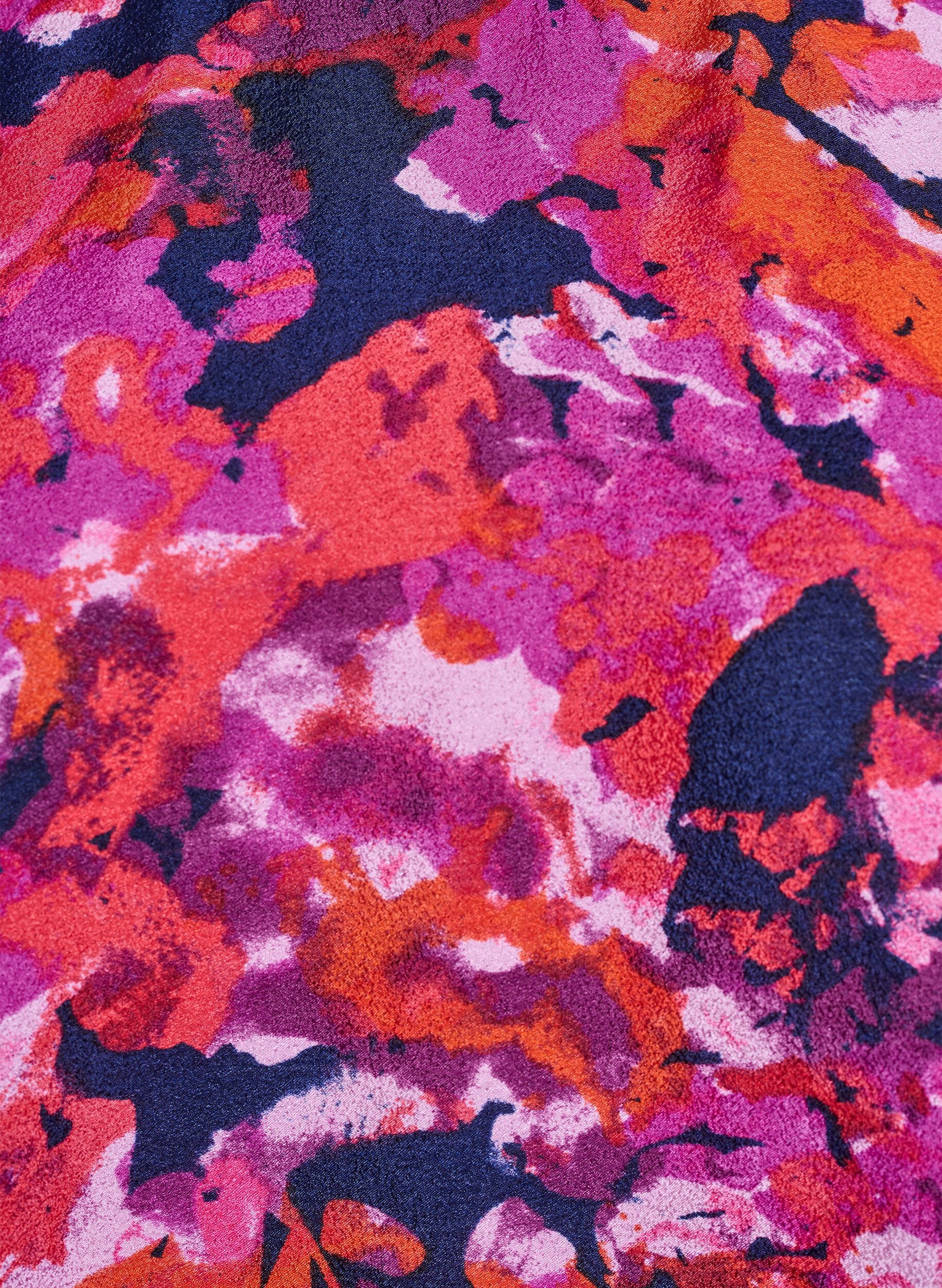 ZizziBlouse met 1/2 mouwen en een kleurrijke print, Roze, Packshot image number 2