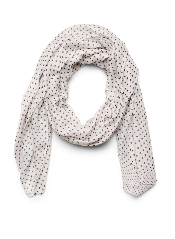 &Eacute;charpe longue &agrave; motifs, Vanille, Packshot image number 0