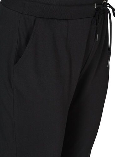 Pantalon de sport ample avec des poches, Black, Packshot image number 2