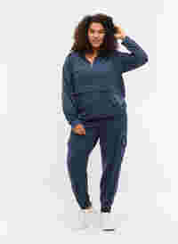 Pantalon de jogging avec poches cargo, Insignia Blue Mel. , Model