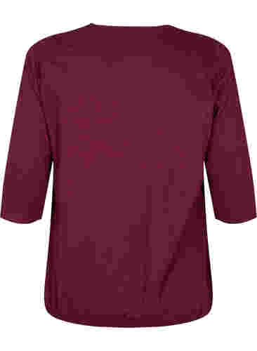 Katoenen blouse met 3/4 mouwen, Port Royal, Packshot image number 1