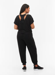 Pantalon de survêtement avec poches, Black, Model