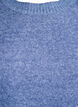 Breisel blouse met knoopdetail, Blauw, Packshot image number 2