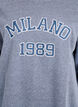 Sweat-shirt avec motif Milan brodé, Gris anthracite, Packshot image number 2