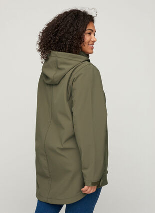 Veste softshell avec capuche amovible, Bungee Cord , Model image number 1