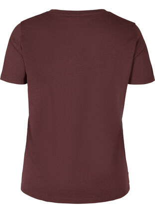 Katoenen t-shirt met korte mouwen , Fudge, Packshot image number 1