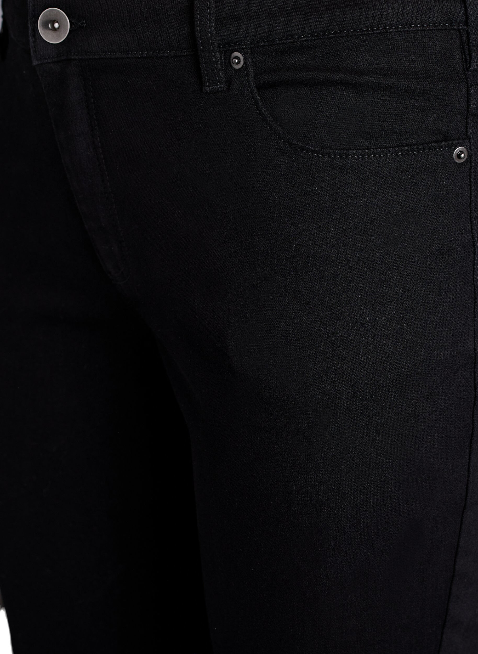 ZizziSlim-fit Emily jeans met normale taille, Zwart, Packshot image number 2