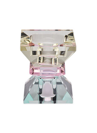 Bougeoir en cristal, Lysegul/Mint Comb, Packshot image number 1