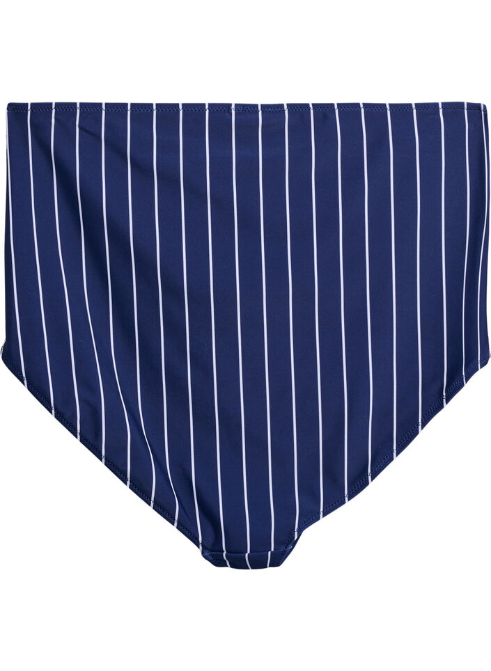 High waist bikinibroekjes met print, Blauw, Packshot image number 1