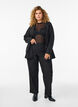 Pantalon ample avec poches, Noir, Model image number 0