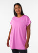 T-shirt long de sport, Rose, Model image number 0