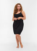 Dessous de robe en viscose uni, Noir, Model image number 1