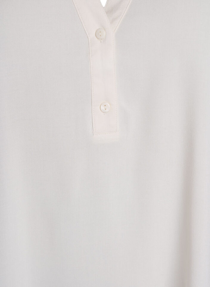 FLASH - Mouwloze viscose blouse, Vanille, Packshot image number 2