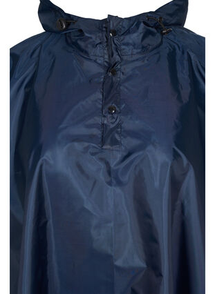 Poncho de pluie à capuche, Navy Blazer, Packshot image number 2