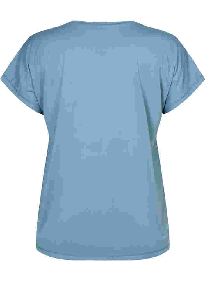 Trainings T-shirt met korte mouwen, Smoke Blue, Packshot image number 1