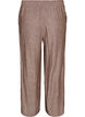 Pantalon large en lin et viscose, Marron, Packshot image number 1