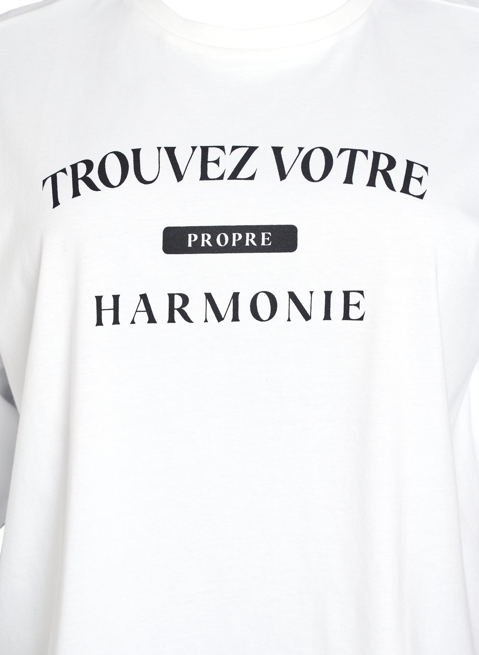 ZizziKort T-shirt met een losse pasvorm, Wit, Packshot image number 2