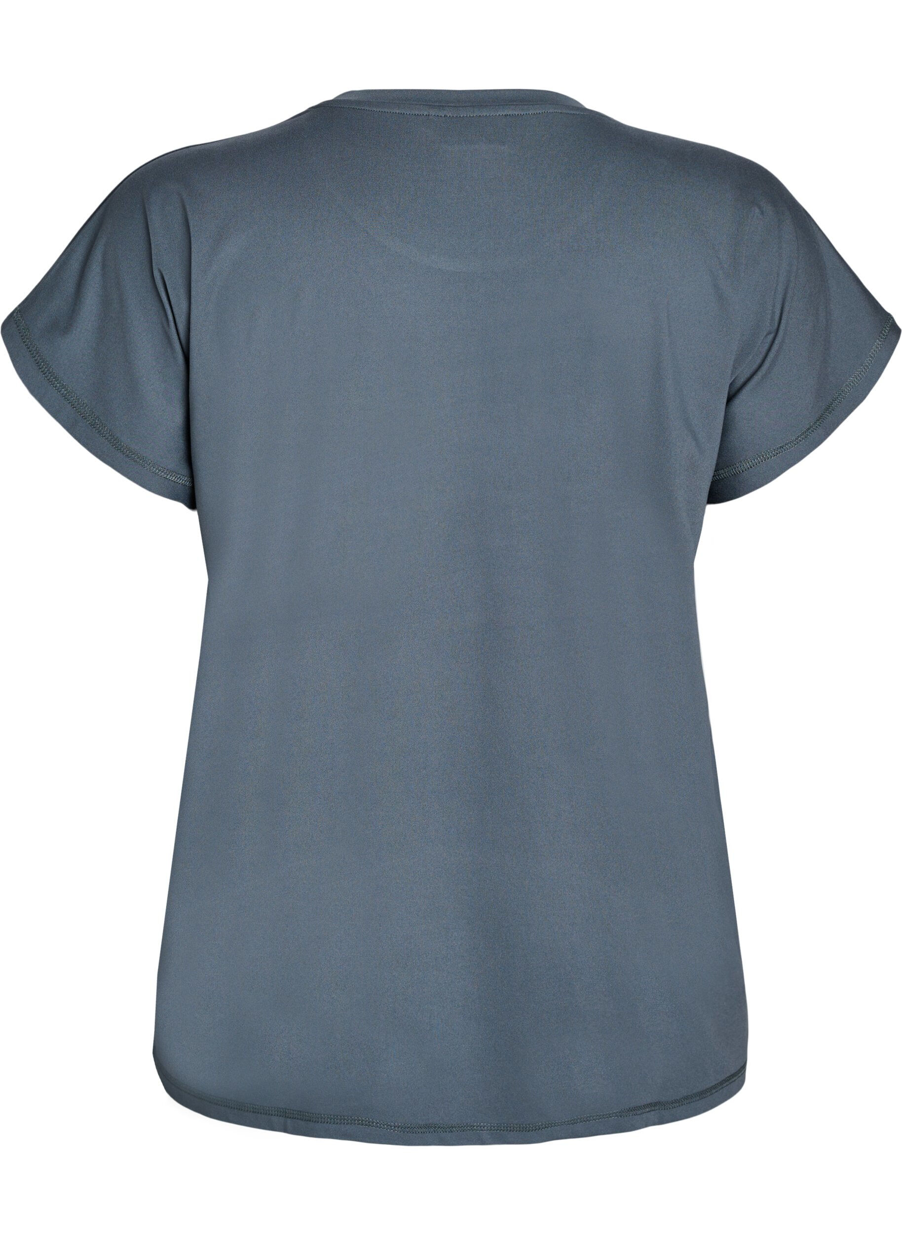 ZizziT-shirt de sport couleur unie, Vert fonc&eacute;, Packshot image number 1