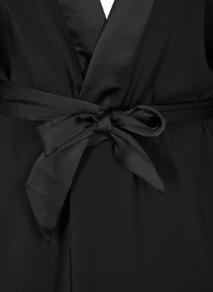Kimono avec lien à nouer, Black, Packshot image number 2