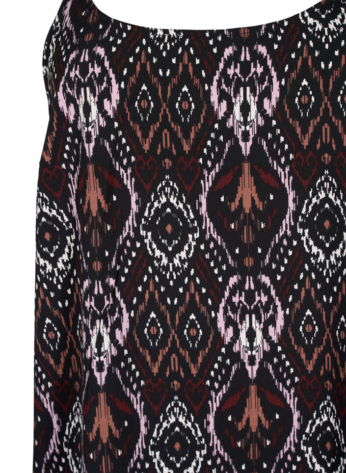 FLASH - Top met print, Black Rose Ethnic, Packshot image number 2