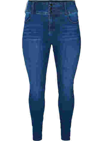 Super slim Bea jeans met extra hoge taille