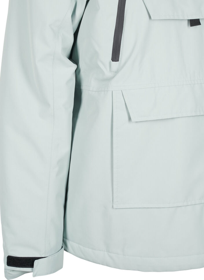 Anorak de ski fonctionnel avec capuche, Vert clair, Packshot image number 3