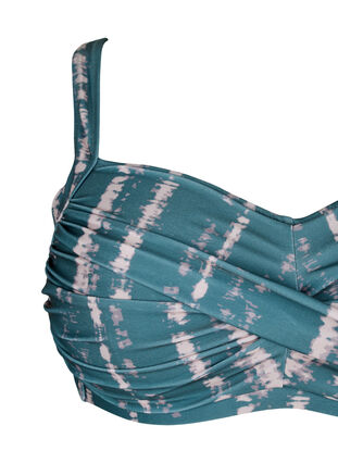 Haut de bikini imprimé, Tie Dye AOP, Packshot image number 2