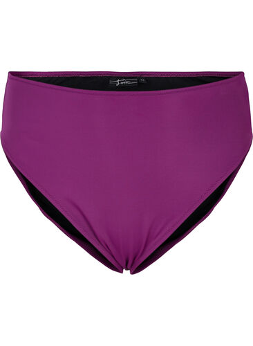 Culotte de bikini taï taille haute, Dark Purple, Packshot image number 0