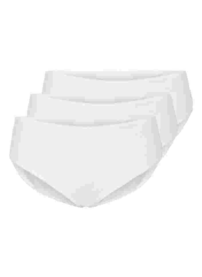 Set van 3 slips met regular waist, Bright White, Packshot image number 0
