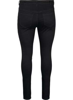 Hoge taille Amy jeans met strass steentjes, Black, Packshot image number 1