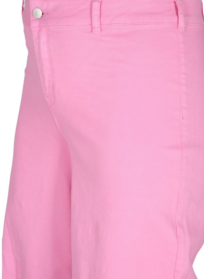Flared jeans met high waist, Roze, Packshot image number 2