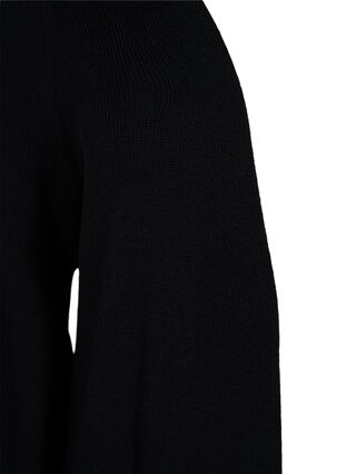 Cardigan en maille à manches longues et poches, Black, Packshot image number 2