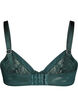 Volledig dekkende beha met beugel en kant, Groen, Packshot image number 1