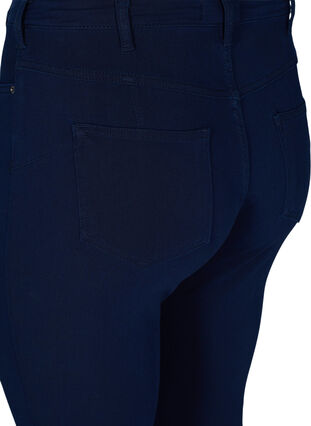 Jean Amy taille haute avec 4-way stretch, Dark blue, Packshot image number 3