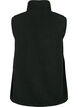 Fleece vest met zakken, Zwart, Packshot image number 1
