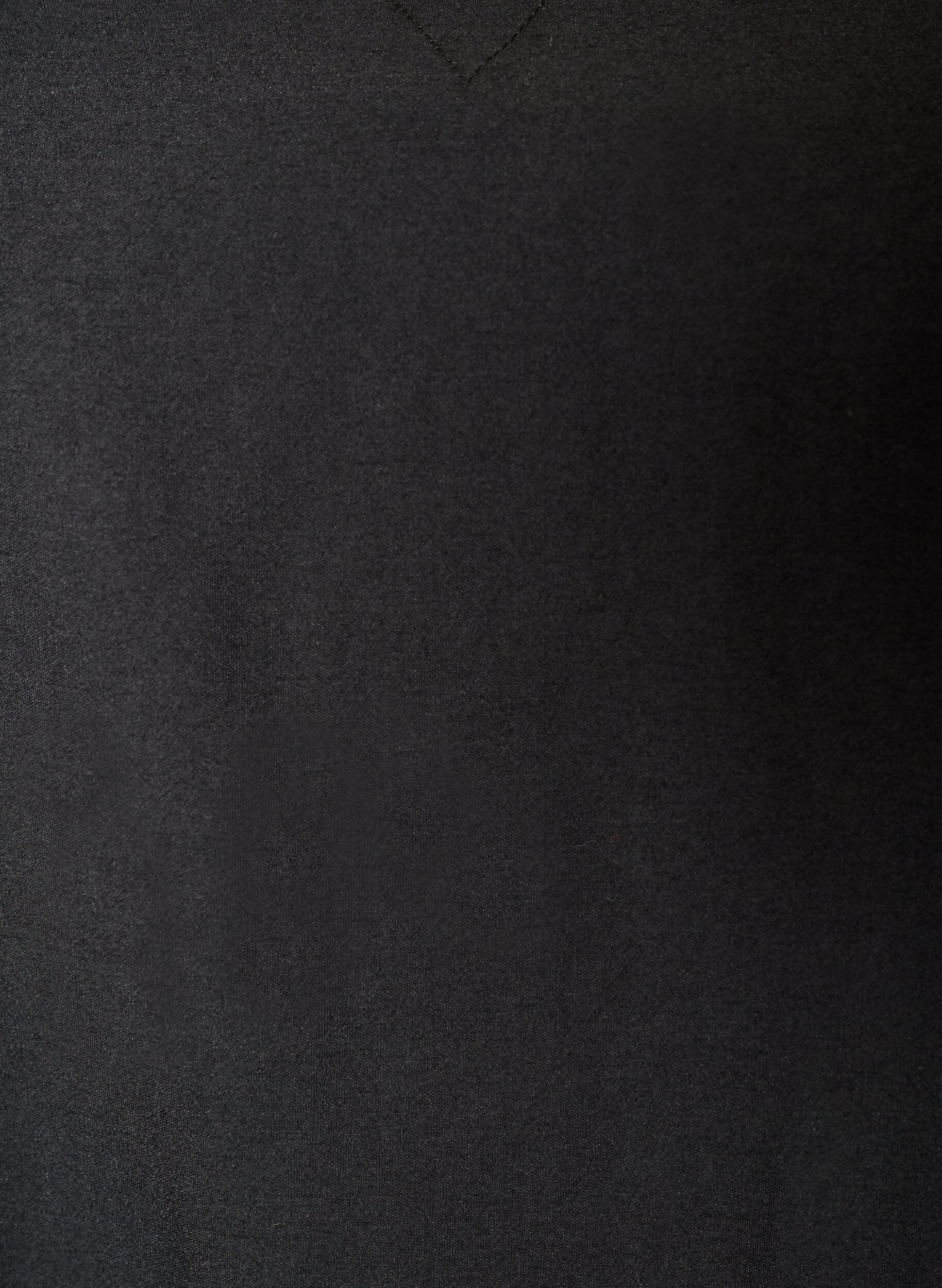 ZizziBlouse en viscose avec col en V, Noir, Packshot image number 2