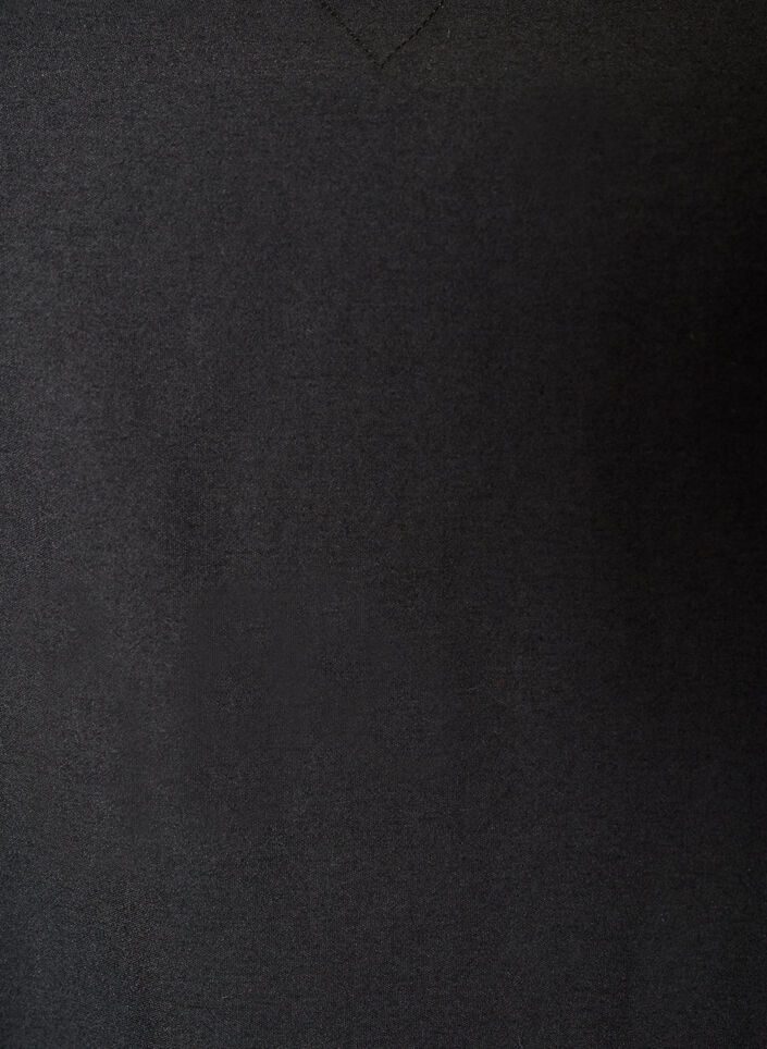 Blouse en viscose avec col en V, Noir, Packshot image number 2