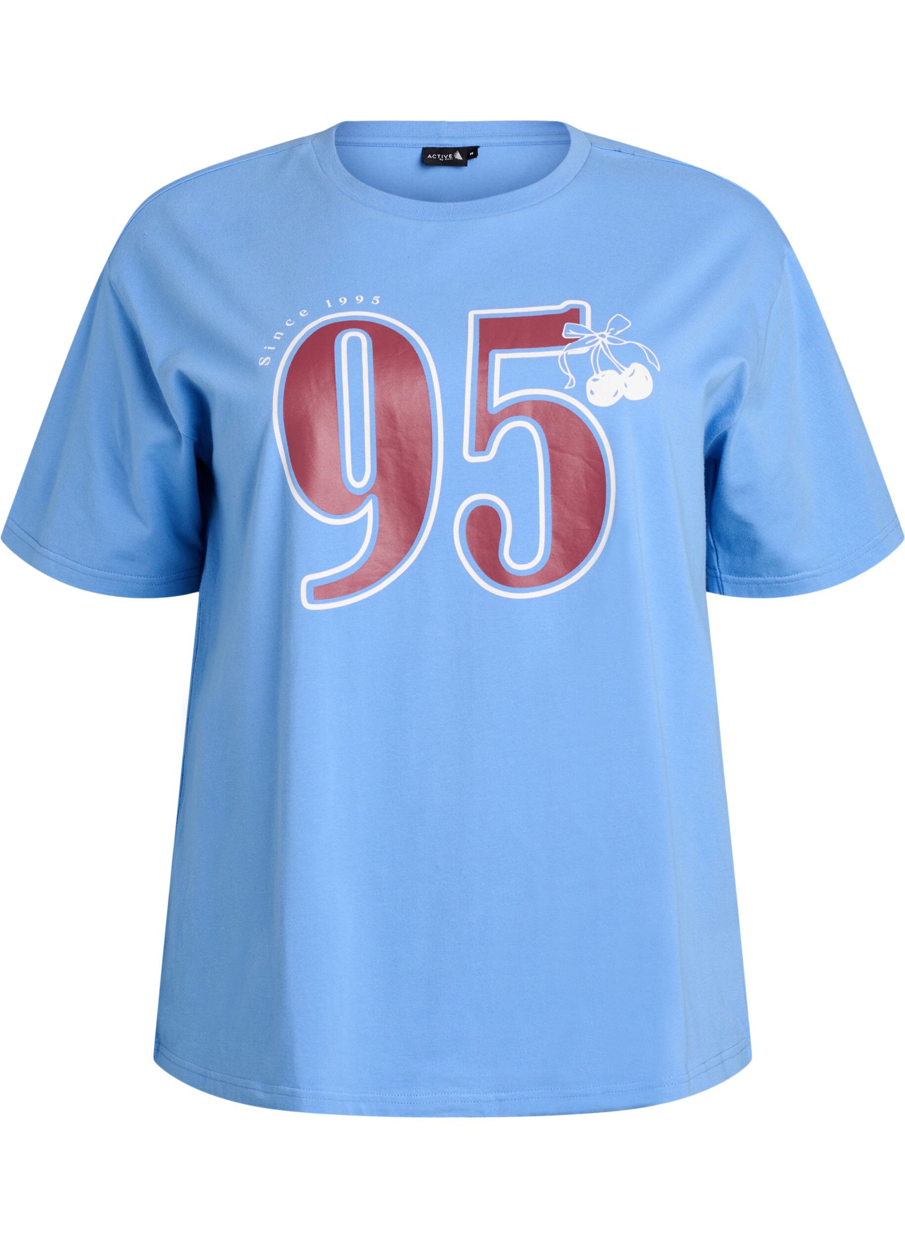 Sportief T-shirt in biologisch katoen