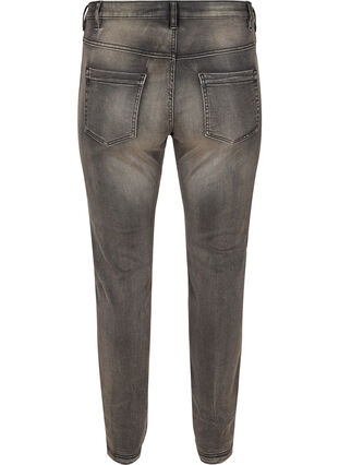 Jeans Emily Slim fit à taille régulière, Dark Grey Denim, Packshot image number 1