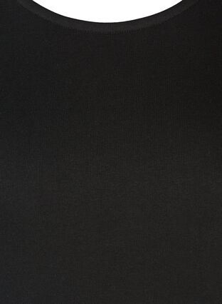  Robe pull trapèze en coton avec poches, Black, Packshot image number 2
