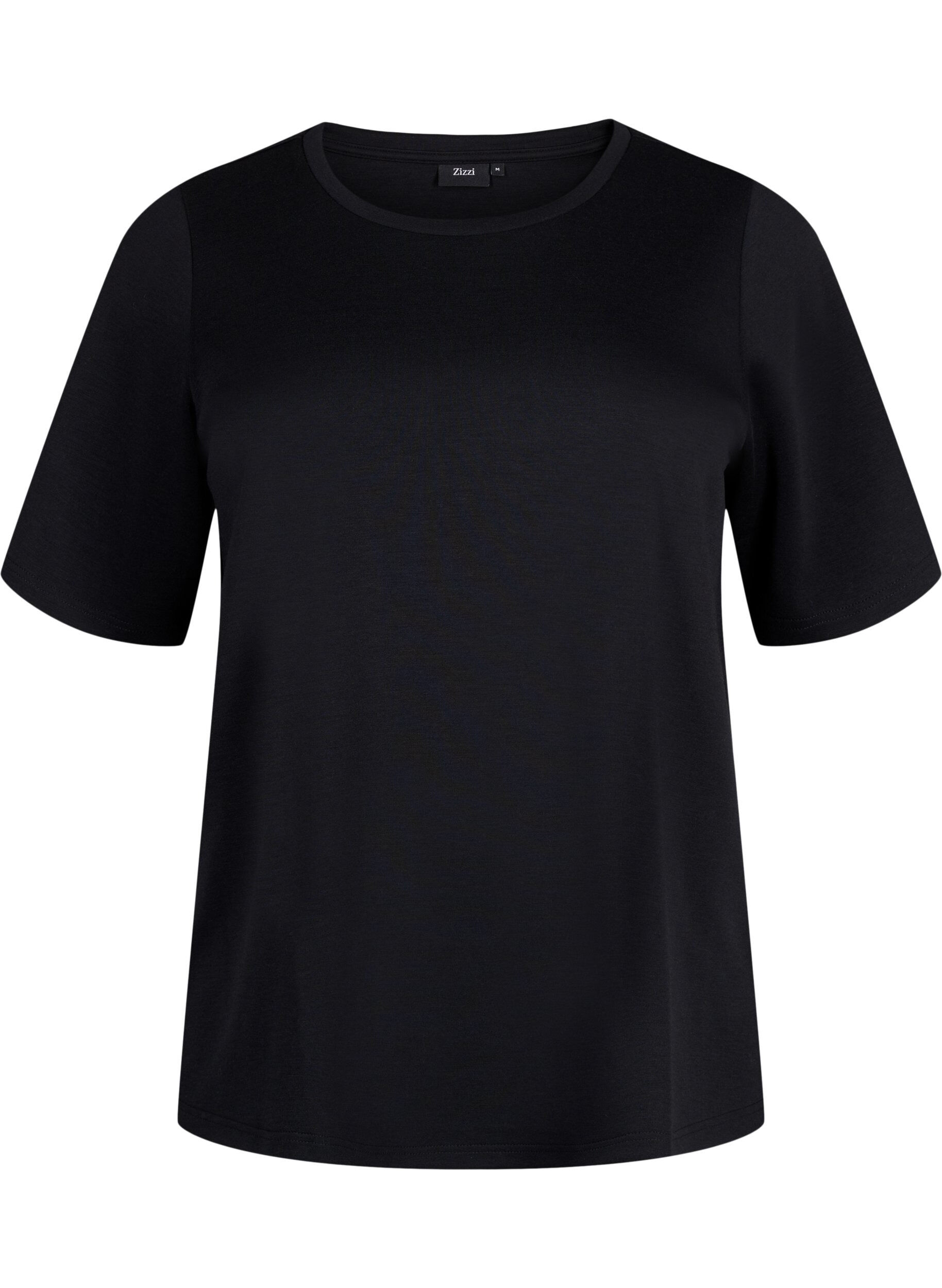 T-shirt en modal m&eacute;lang&eacute;