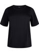 T-shirt in modalmix, Zwart, Packshot image number 0