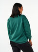 Sweat-shirt avec texte en tissu-&eacute;ponge, Vert, Model image number 2