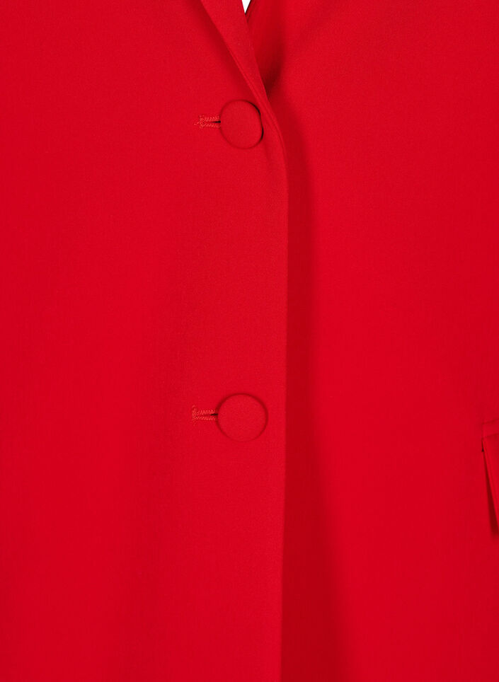Blazer classique avec fermeture boutonnée, Rouge, Packshot image number 2
