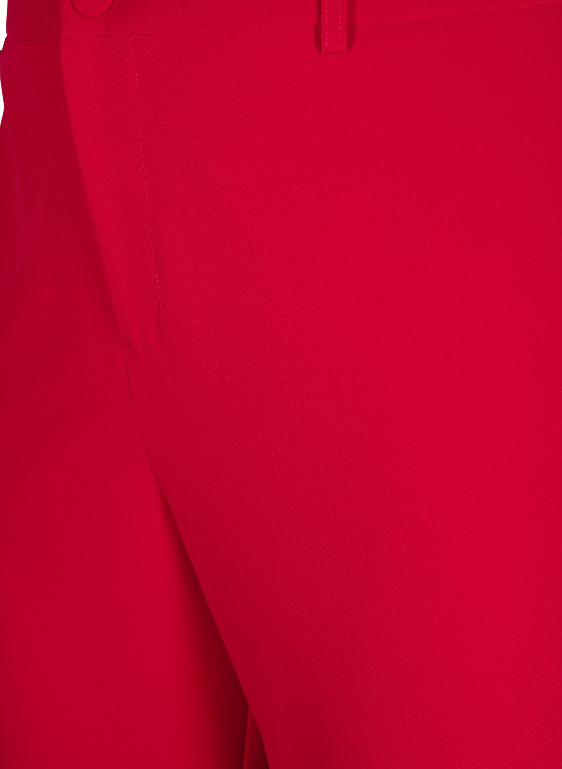 Zizzi Pantalon de tailleur avec poches, Tango Red, Packshot image number 2