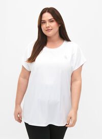 T-shirt d'entraînement à manches courtes, Bright White, Model