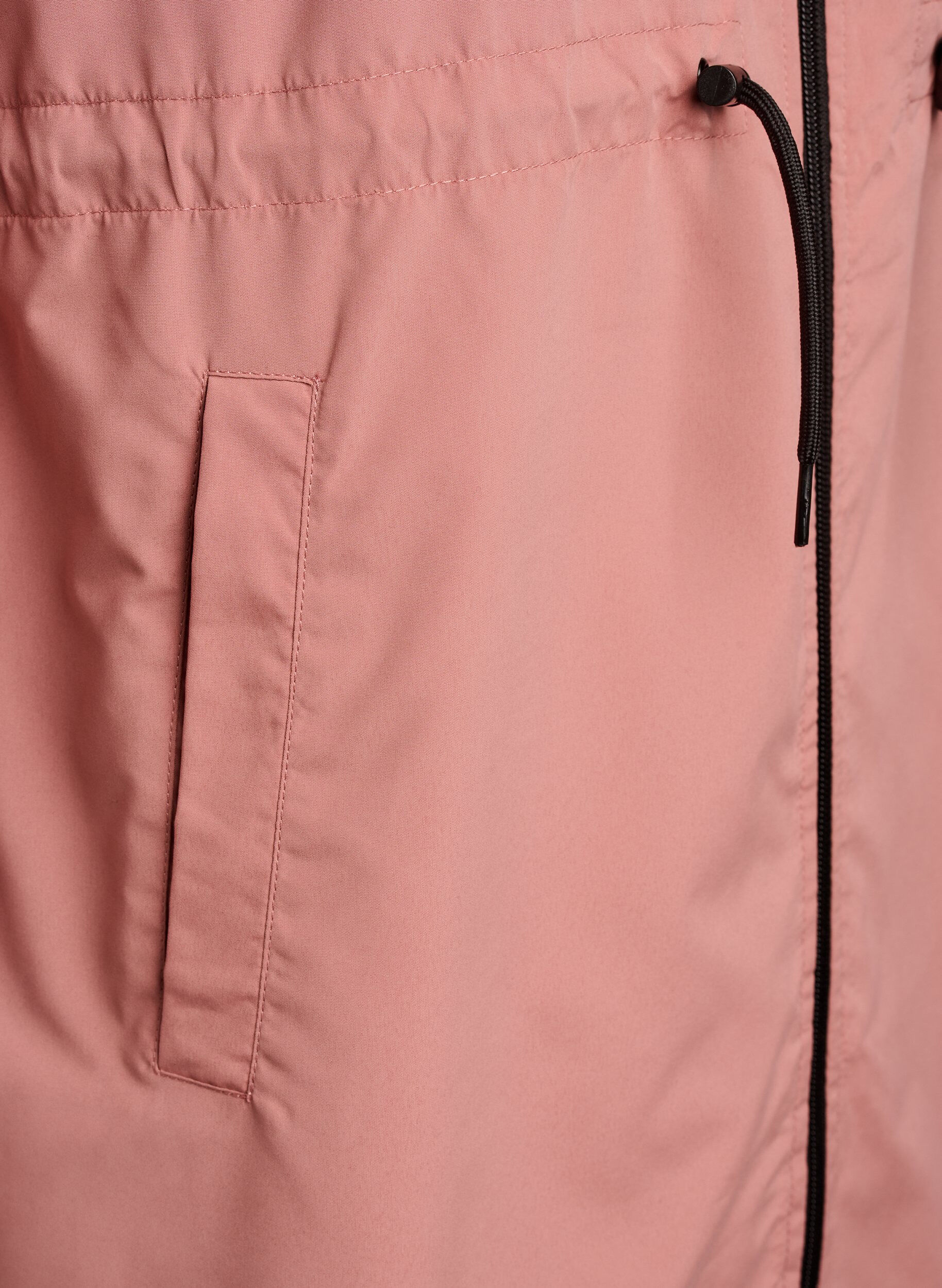 ZizziFLASH - Waterafstotende parka met capuchon, Roze, Packshot image number 3