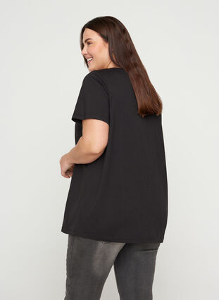 T-Shirt imprimé, Black FUTURE , Model image number 1