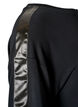 Nacht T-shirt met contrasterende band, Zwart, Packshot image number 3