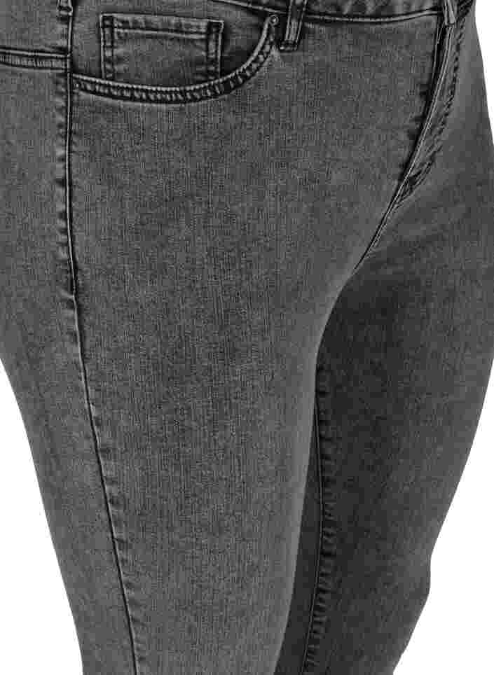 Super slim Amy jeans met hoge taille, Grey Denim, Packshot image number 2
